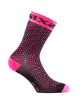 SIX2 Cyclingclassic socks - COMP SHO - pink/black