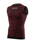 SIX2 Cycling tank top - SMX - red