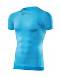 SIX2 Cycling short sleeve t-shirt - TS1 II - light blue