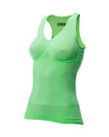 SIX2 Cycling tank top - SMG C LADY - green
