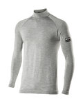 SIX2 Cycling long sleeve t-shirt - TS3 MERINOS - grey