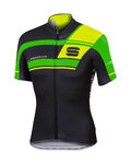 SPORTFUL Cycling short sleeve jersey - GRUPPETTO PRO TEAM - green/black