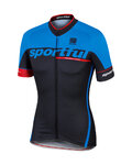 SPORTFUL Cycling short sleeve jersey - SC TEAM - blue/black