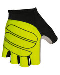 SPORTFUL Cycling fingerless gloves - GROMMET KIDS - black/yellow