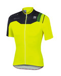 SPORTFUL Cycling short sleeve jersey - BODYFIT PRO TEAM - yellow/black