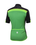 SPORTFUL Cycling short sleeve jersey - PISTA - green/grey
