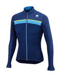 SPORTFUL Cycling summer long sleeve jersey - PISTA SUMMER - blue
