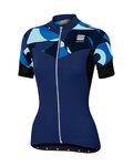 SPORTFUL Cycling short sleeve jersey - PRIMAVERA LADY - blue