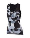 SPORTFUL Cycling sleeveless jersey - PRIMAVERA LADY - black/grey