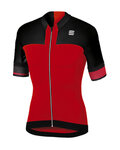 SPORTFUL Cycling short sleeve jersey - STRIKE - red/black