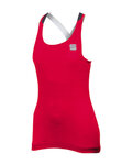 SPORTFUL Cycling sleeveless jersey - GRACE LADY - red
