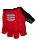 SPORTFUL Cycling fingerless gloves - TC - red
