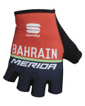 SPORTFUL Cycling fingerless gloves - BAHRAIN MERIDA 2017 - black/red