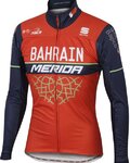 SPORTFUL Cycling summer long sleeve jersey - B MERIDA 2017 SUMMER - red/black
