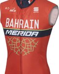 SPORTFUL Cycling gilet - BAHRAIN MERIDA 2017 - black/red