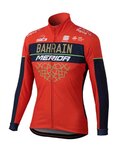 SPORTFUL Cycling winter long sleeve jersey - B MERIDA 2018 WINTER - blue/red