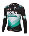 SPORTFUL Cycling winter long sleeve jersey - BORA 2020 WINTER - green/black