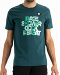 SPORTFUL Cycling short sleeve t-shirt - BORA HANSGROHE FAN - green