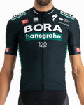 SPORTFUL Cycling short sleeve jersey - BORA HANSGROHE 2021 - green/grey