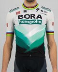SPORTFUL Cycling short sleeve jersey - BORA HANSGROHE 2021 - grey/green