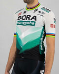 SPORTFUL Cycling short sleeve jersey - BORA HANSGROHE 2021 - grey/green