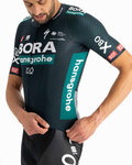 SPORTFUL Cycling short sleeve jersey - BORA HANSGROHE 2021 - green/black