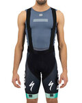 SPORTFUL Cycling bib shorts - BORA HANSGROHE 2021 - green/black