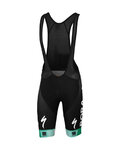 SPORTFUL Cycling bib shorts - BORA HANSGROHE 2019 - green/black