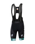 SPORTFUL Cycling bib shorts - BORA HANSGROHE 2019 - black/green