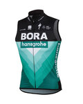 SPORTFUL Cycling gilet - BORA HANSGROHE 2019 - green/black