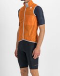 SPORTFUL Cycling gilet - HOT PACK EASYLIGHT - orange