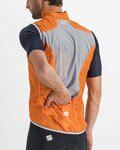 SPORTFUL Cycling gilet - HOT PACK EASYLIGHT - orange