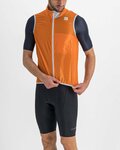 SPORTFUL Cycling gilet - HOT PACK EASYLIGHT - orange