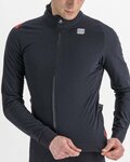 SPORTFUL Cycling windproof jacket - FIANDRE PRO - black
