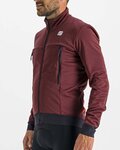 SPORTFUL Cycling thermal jacket - FIANDRE WARM - bordeaux