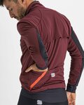 SPORTFUL Cycling thermal jacket - FIANDRE WARM - bordeaux