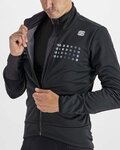 SPORTFUL Cycling thermal jacket - TEMPO - black