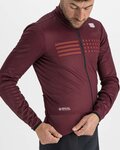 SPORTFUL Cycling thermal jacket - TEMPO - red