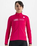 SPORTFUL Cycling thermal jacket - TEMPO W LADY - pink
