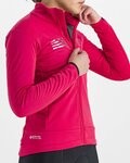 SPORTFUL Cycling thermal jacket - TEMPO W LADY - pink