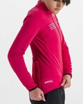 SPORTFUL Cycling thermal jacket - TEMPO W LADY - pink