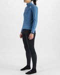 SPORTFUL Cycling thermal jacket - TEMPO W LADY - blue