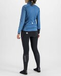 SPORTFUL Cycling thermal jacket - TEMPO W LADY - blue