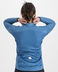 SPORTFUL Cycling thermal jacket - TEMPO W LADY - blue