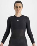 SPORTFUL Cycling long sleeve t-shirt - BODYFIT PRO WOMAN - black