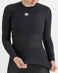 SPORTFUL Cycling long sleeve t-shirt - BODYFIT PRO WOMAN - black