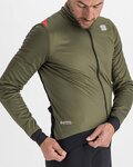 SPORTFUL Cycling windproof jacket - FIANDRE PRO MEDIUM - green/black