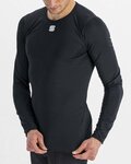 SPORTFUL Cycling long sleeve t-shirt - MIDWEIGHT LAYER - black