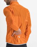 SPORTFUL Cycling windproof jacket - HOT PACK EASYLIGHT - orange