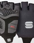 SPORTFUL Cycling fingerless gloves - TOTAL COMFORT - black
